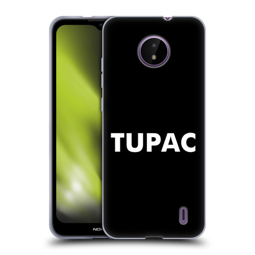 Tupac Shakur Logos Sans Serif Soft Gel Case for Nokia C10 / C20