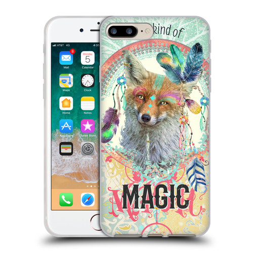 Duirwaigh Boho Animals Fox Soft Gel Case for Apple iPhone 7 Plus / iPhone 8 Plus