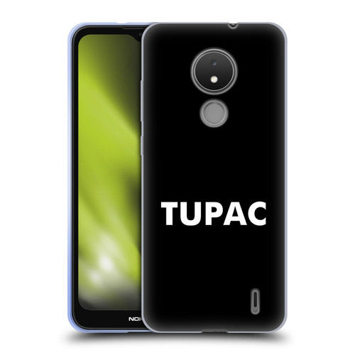 Tupac Shakur Logos Sans Serif Soft Gel Case for Nokia C21