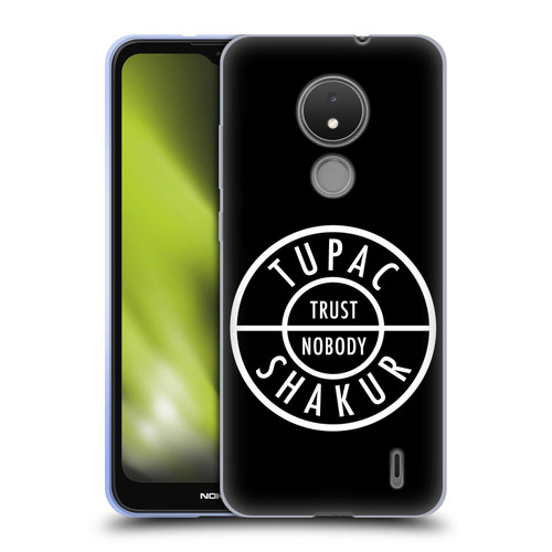 Tupac Shakur Logos Trust Nobody Soft Gel Case for Nokia C21