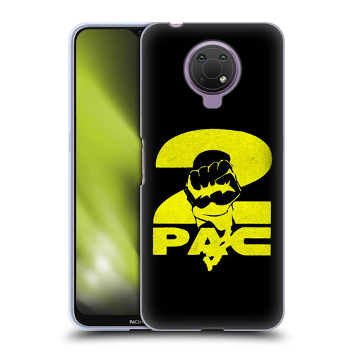 Tupac Shakur Logos Yellow Fist Soft Gel Case for Nokia G10