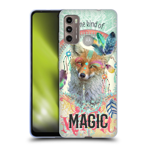 Duirwaigh Boho Animals Fox Soft Gel Case for Motorola Moto G60 / Moto G40 Fusion