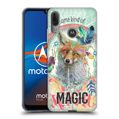 Duirwaigh Boho Animals Fox Soft Gel Case for Motorola Moto E6 Plus