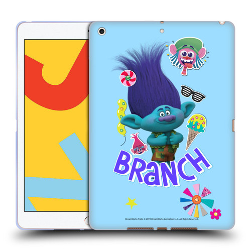 Trolls Graphics Branch Soft Gel Case for Apple iPad 10.2 2019/2020/2021