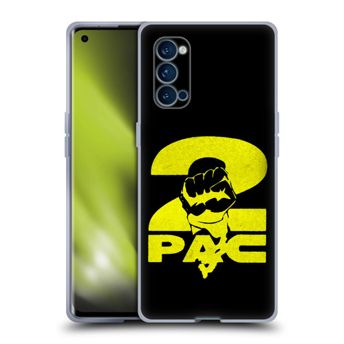 Tupac Shakur Logos Yellow Fist Soft Gel Case for OPPO Reno 4 Pro 5G