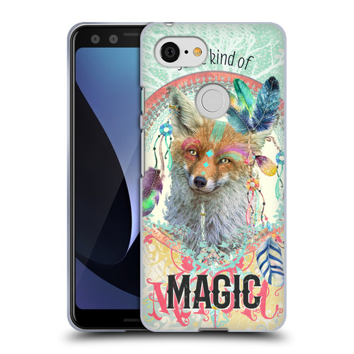 Duirwaigh Boho Animals Fox Soft Gel Case for Google Pixel 3