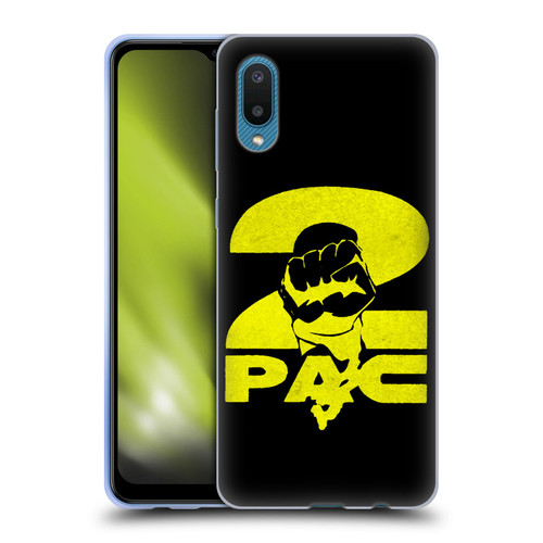 Tupac Shakur Logos Yellow Fist Soft Gel Case for Samsung Galaxy A02/M02 (2021)