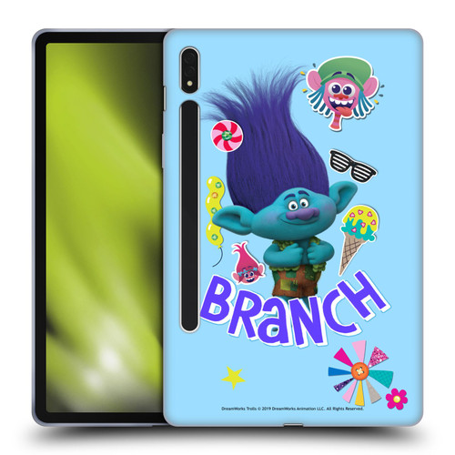 Trolls Graphics Branch Soft Gel Case for Samsung Galaxy Tab S8