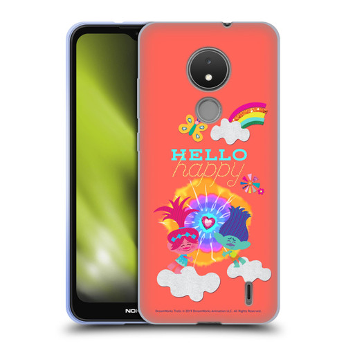 Trolls Graphics Poppy Branch Rainbow Soft Gel Case for Nokia C21