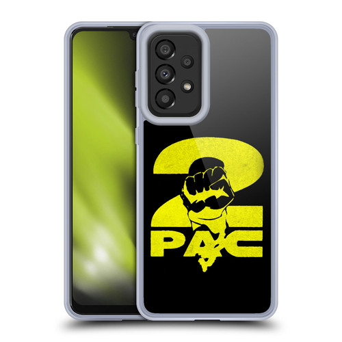 Tupac Shakur Logos Yellow Fist Soft Gel Case for Samsung Galaxy A33 5G (2022)