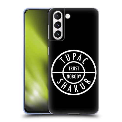 Tupac Shakur Logos Trust Nobody Soft Gel Case for Samsung Galaxy S21 5G