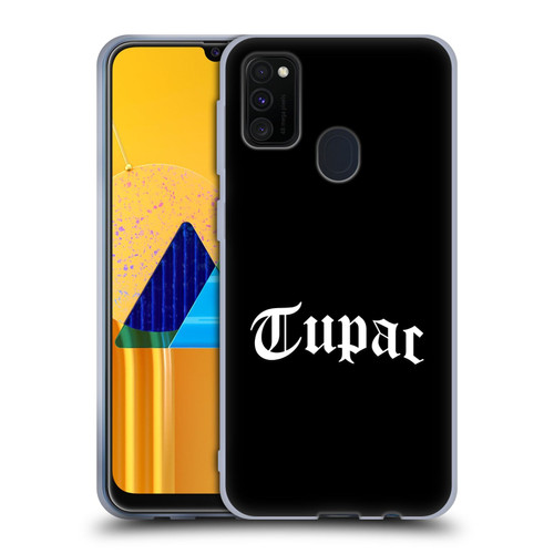 Tupac Shakur Logos Old English 2 Soft Gel Case for Samsung Galaxy M30s (2019)/M21 (2020)