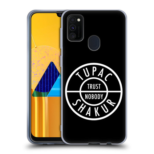 Tupac Shakur Logos Trust Nobody Soft Gel Case for Samsung Galaxy M30s (2019)/M21 (2020)