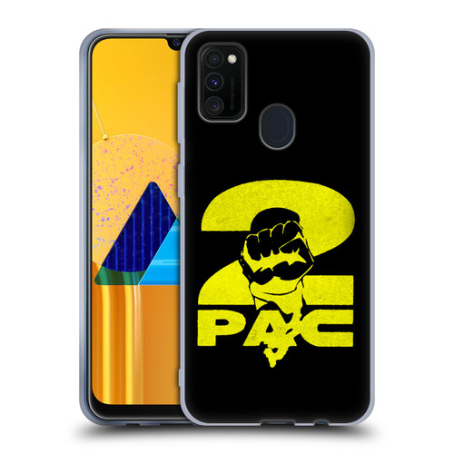 Tupac Shakur Logos Yellow Fist Soft Gel Case for Samsung Galaxy M30s (2019)/M21 (2020)