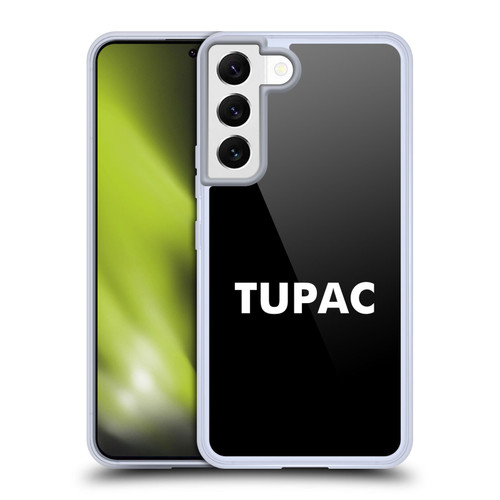 Tupac Shakur Logos Sans Serif Soft Gel Case for Samsung Galaxy S22 5G