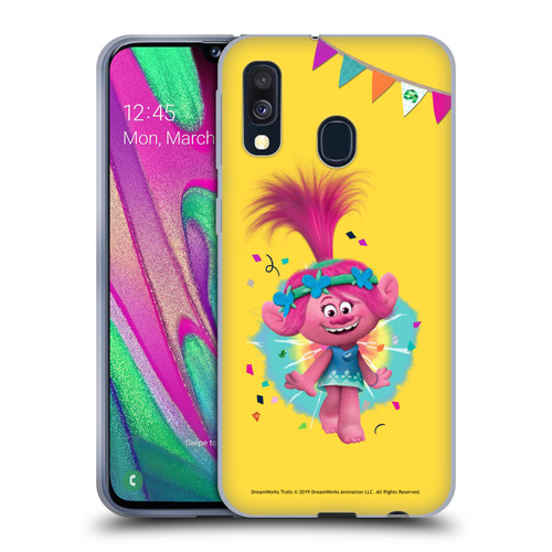 Trolls Graphics Poppy Soft Gel Case for Samsung Galaxy A40 (2019)