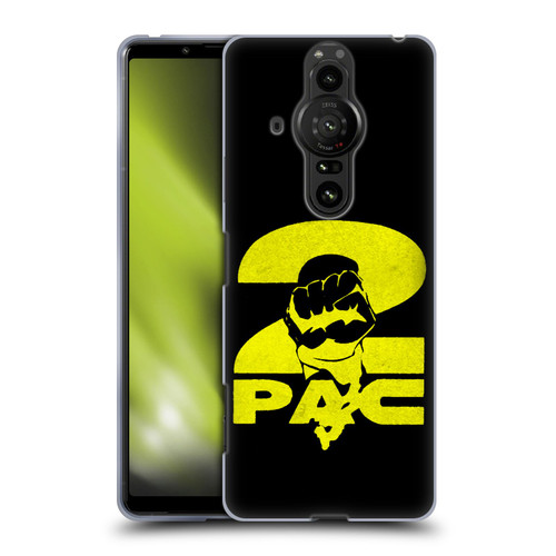 Tupac Shakur Logos Yellow Fist Soft Gel Case for Sony Xperia Pro-I
