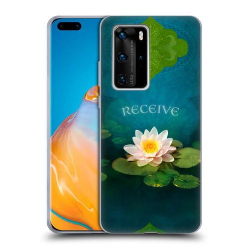 Duirwaigh God Receive Lotus Soft Gel Case for Huawei P40 Pro / P40 Pro Plus 5G