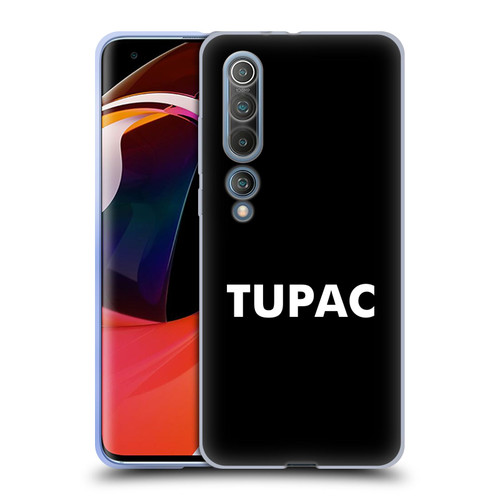 Tupac Shakur Logos Sans Serif Soft Gel Case for Xiaomi Mi 10 5G / Mi 10 Pro 5G
