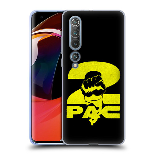Tupac Shakur Logos Yellow Fist Soft Gel Case for Xiaomi Mi 10 5G / Mi 10 Pro 5G