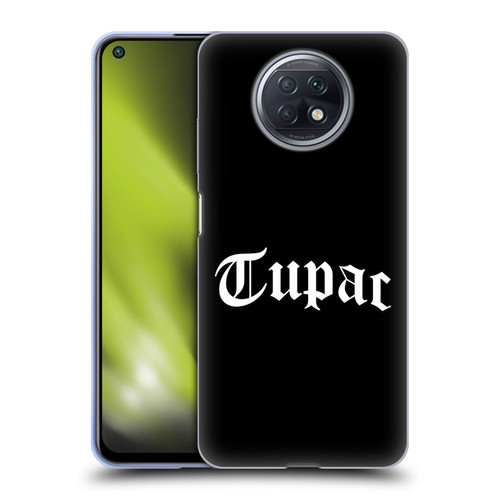 Tupac Shakur Logos Old English 2 Soft Gel Case for Xiaomi Redmi Note 9T 5G