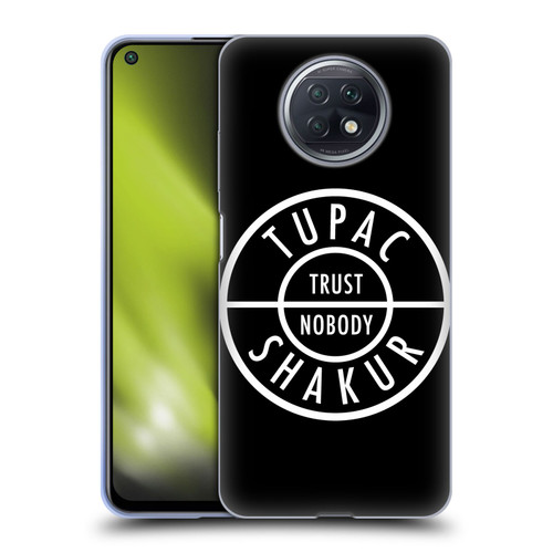 Tupac Shakur Logos Trust Nobody Soft Gel Case for Xiaomi Redmi Note 9T 5G