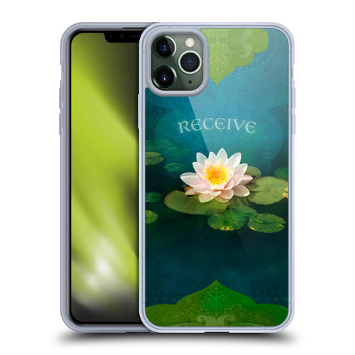 Duirwaigh God Receive Lotus Soft Gel Case for Apple iPhone 11 Pro Max