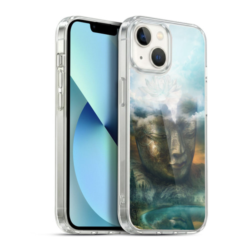 Duirwaigh God Buddha Soft Gel Case for Apple iPhone 13