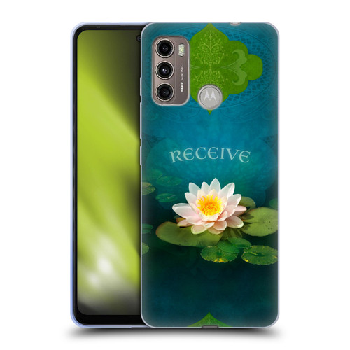 Duirwaigh God Receive Lotus Soft Gel Case for Motorola Moto G60 / Moto G40 Fusion