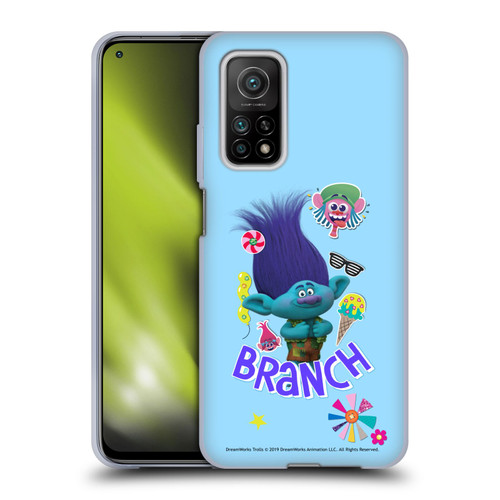 Trolls Graphics Branch Soft Gel Case for Xiaomi Mi 10T 5G