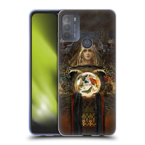 Duirwaigh God Butterfly Soft Gel Case for Motorola Moto G50