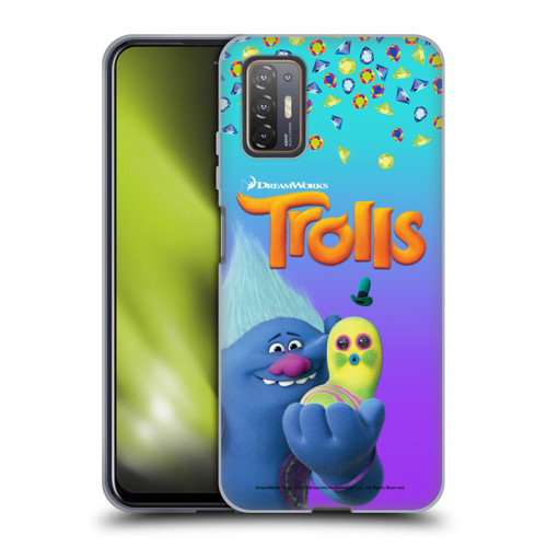 Trolls Snack Pack Biggie & Mr. Dinkles Soft Gel Case for HTC Desire 21 Pro 5G
