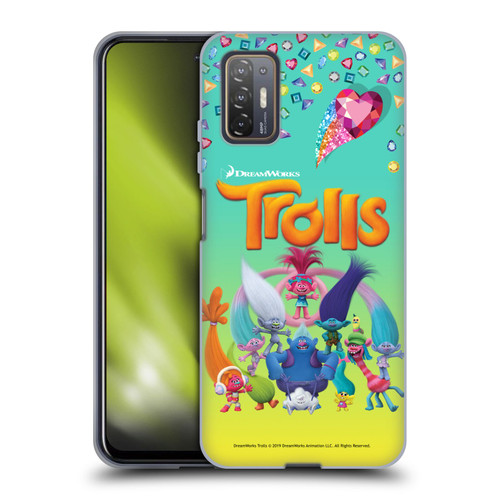 Trolls Snack Pack Group Soft Gel Case for HTC Desire 21 Pro 5G
