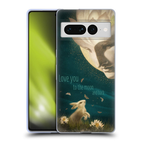 Duirwaigh God Moon Soft Gel Case for Google Pixel 7 Pro