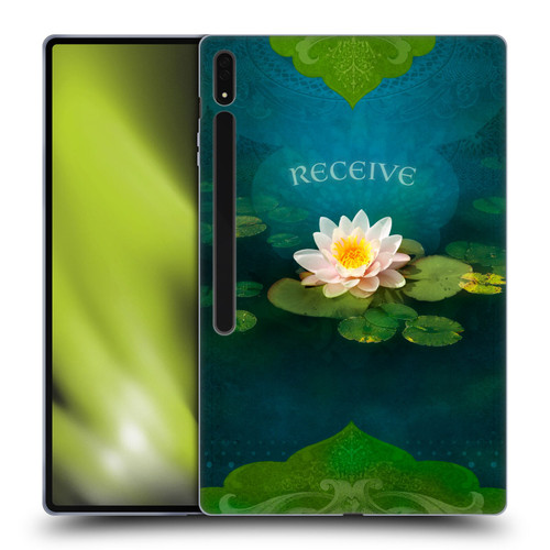 Duirwaigh God Receive Lotus Soft Gel Case for Samsung Galaxy Tab S8 Ultra