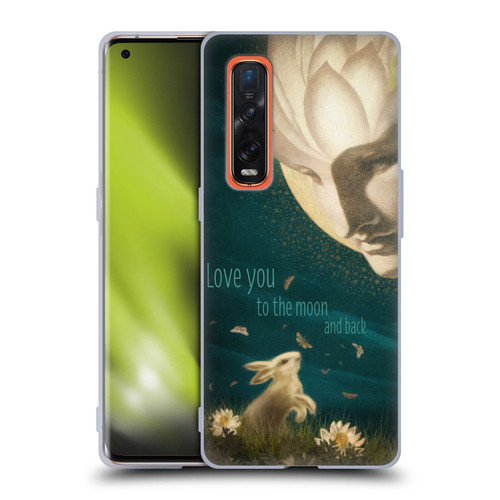 Duirwaigh God Moon Soft Gel Case for OPPO Find X2 Pro 5G
