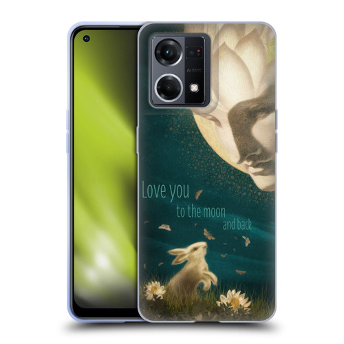 Duirwaigh God Moon Soft Gel Case for OPPO Reno8 4G