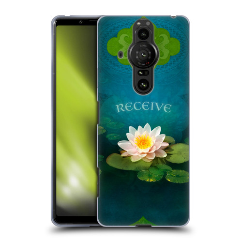 Duirwaigh God Receive Lotus Soft Gel Case for Sony Xperia Pro-I