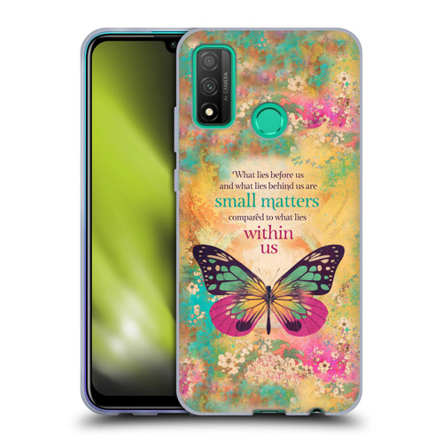 Duirwaigh Insects Butterfly 2 Soft Gel Case for Huawei P Smart (2020)