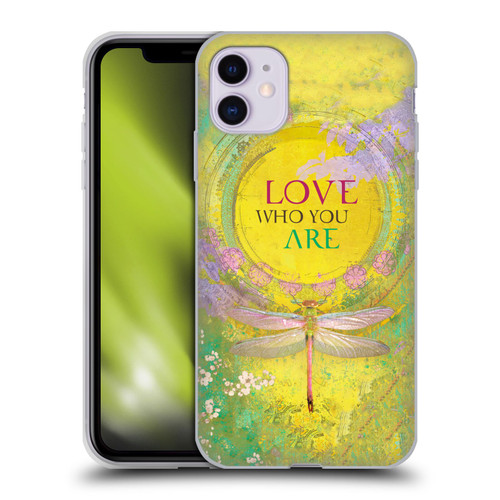 Duirwaigh Insects Dragonfly 3 Soft Gel Case for Apple iPhone 11