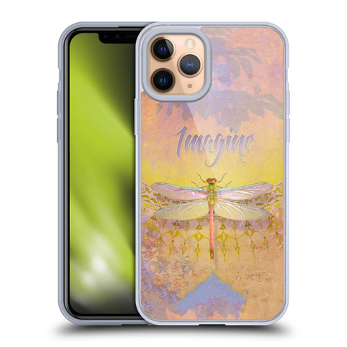 Duirwaigh Insects Dragonfly 2 Soft Gel Case for Apple iPhone 11 Pro