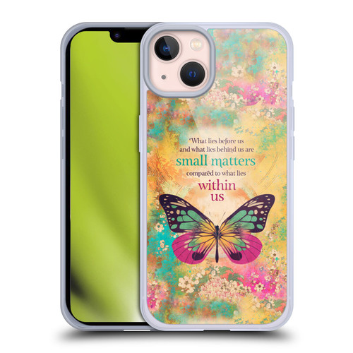 Duirwaigh Insects Butterfly 2 Soft Gel Case for Apple iPhone 13