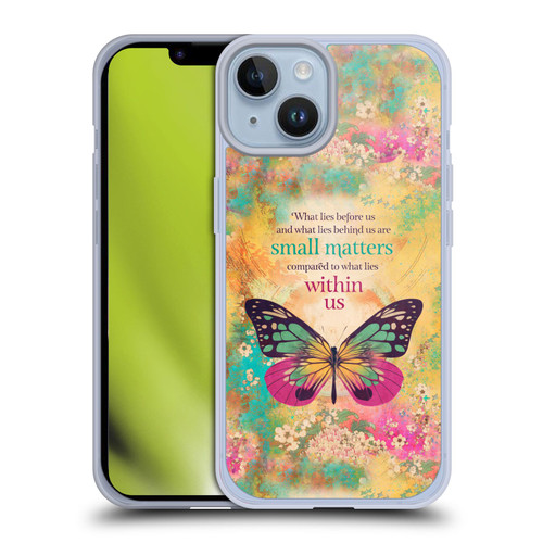 Duirwaigh Insects Butterfly 2 Soft Gel Case for Apple iPhone 14