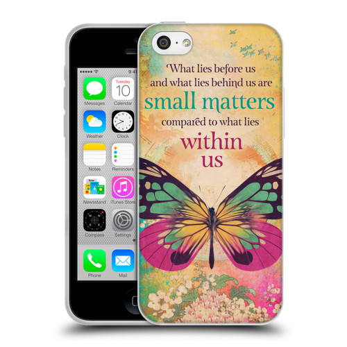 Duirwaigh Insects Butterfly 2 Soft Gel Case for Apple iPhone 5c