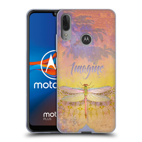 Duirwaigh Insects Dragonfly 2 Soft Gel Case for Motorola Moto E6 Plus