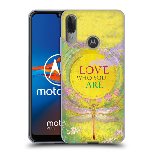 Duirwaigh Insects Dragonfly 3 Soft Gel Case for Motorola Moto E6 Plus