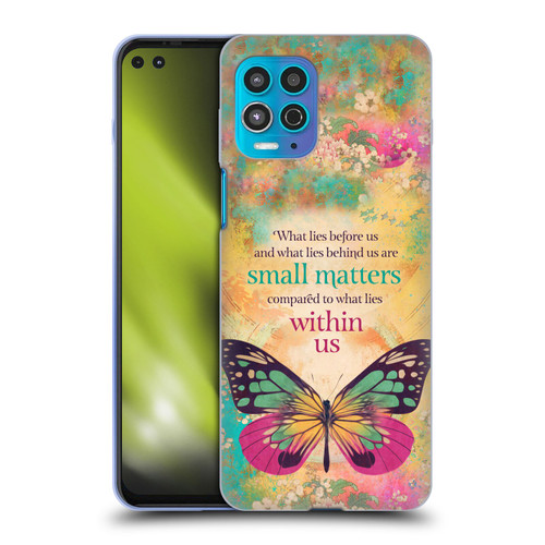 Duirwaigh Insects Butterfly 2 Soft Gel Case for Motorola Moto G100