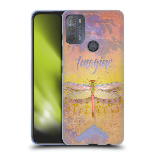 Duirwaigh Insects Dragonfly 2 Soft Gel Case for Motorola Moto G50