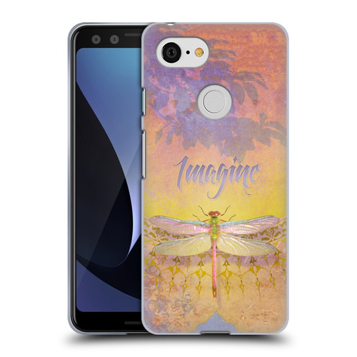 Duirwaigh Insects Dragonfly 2 Soft Gel Case for Google Pixel 3