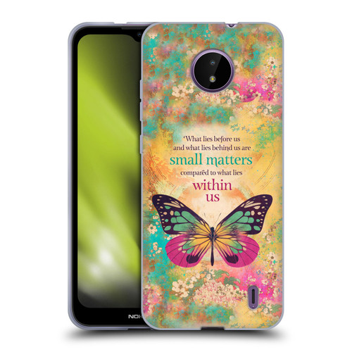 Duirwaigh Insects Butterfly 2 Soft Gel Case for Nokia C10 / C20